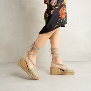 [38] GAIMO Platform Lace-Up Espadrilles | Handmade Spain | EU 38 / US 7.5